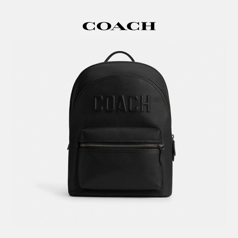 COACH/蔻驰 男士简约时尚COACH图案CHARTER双肩包