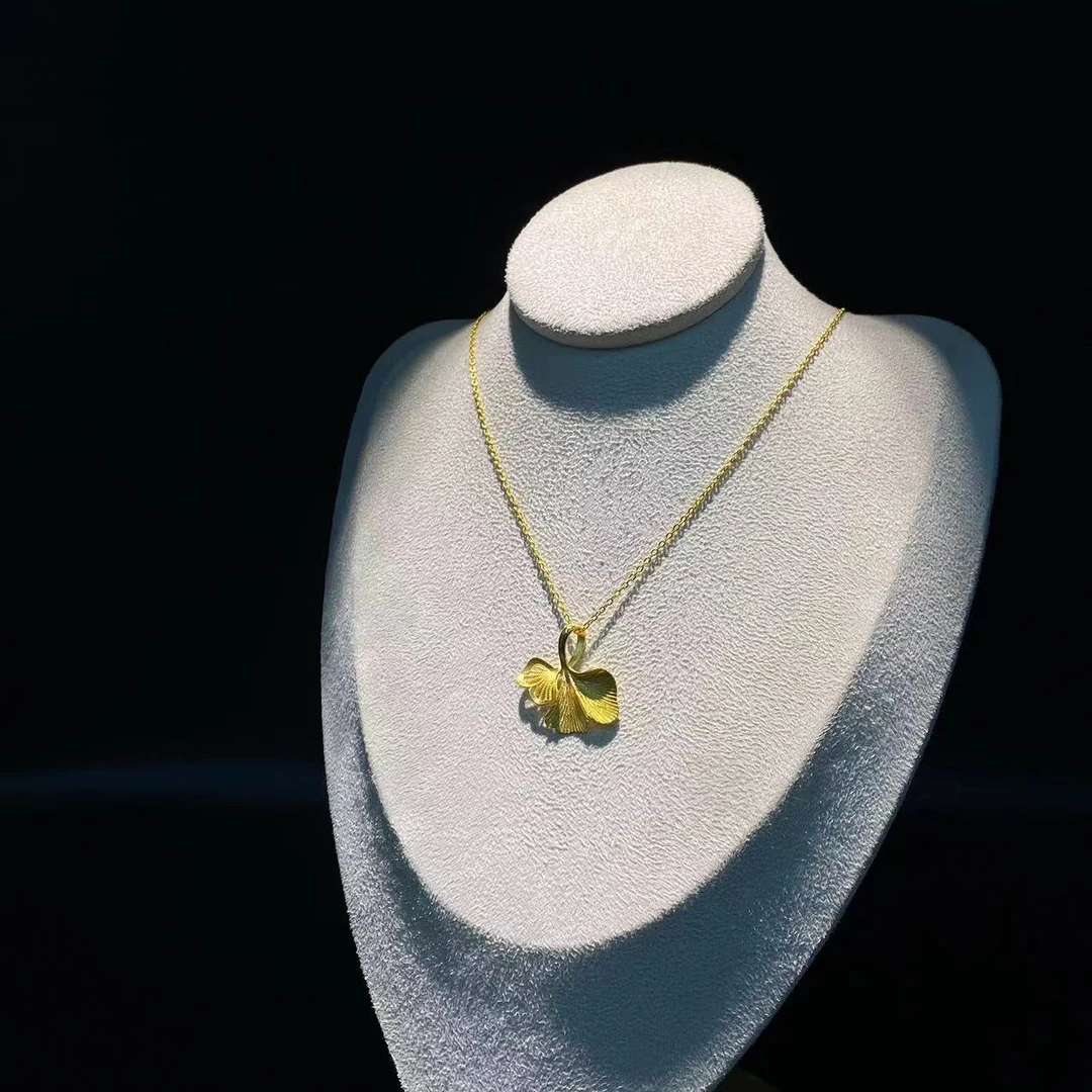 【金源珠宝】足金999.9 精品三生有杏黄金套链 6.64