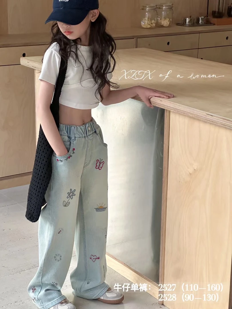 2024年春季刺绣爆款牛仔裤