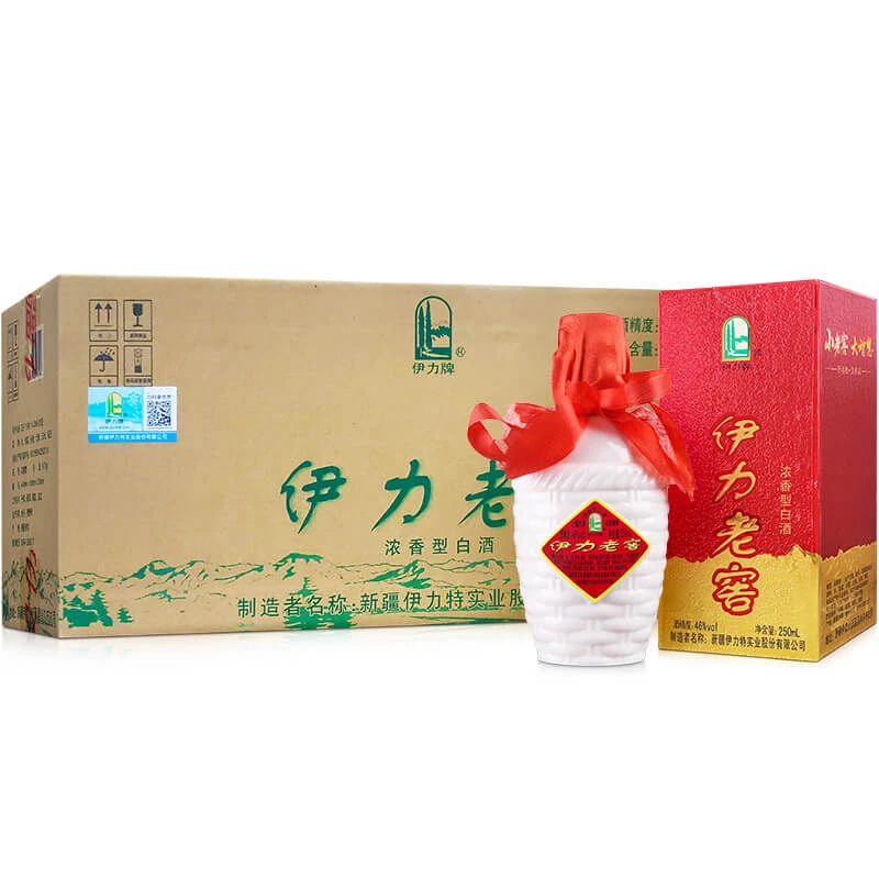 伊力特【主播专享】伊力老窖46度整箱浓香白酒10瓶46度250ml