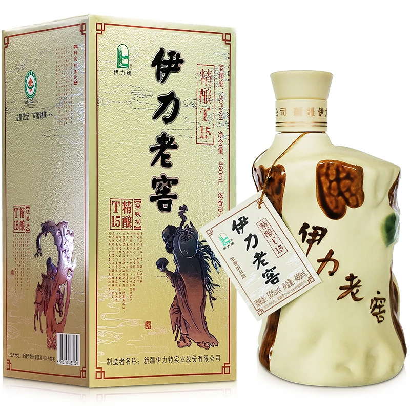 伊力特【酒厂官方直营】伊力老窖精酿 单瓶装 老树根 纯粮50度480ml