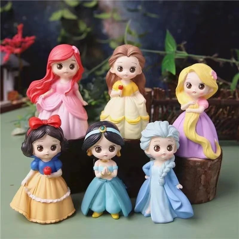 彩绘公主石膏娃娃涂色模型儿童手工diy制作玩具白胚绘画创意摆件
