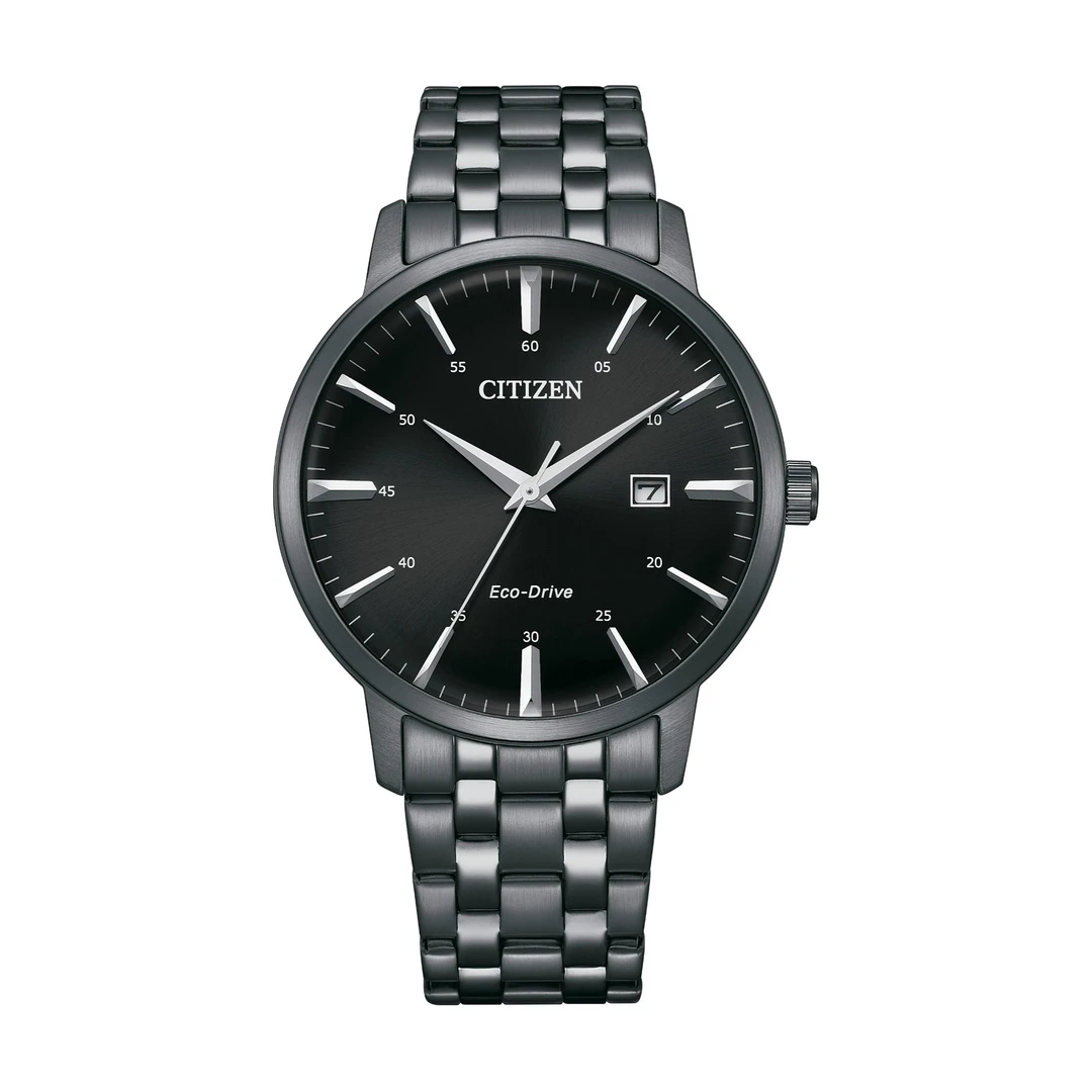 Citizen/西铁城 限量款 光动能黑色男士手表BM7465-84E