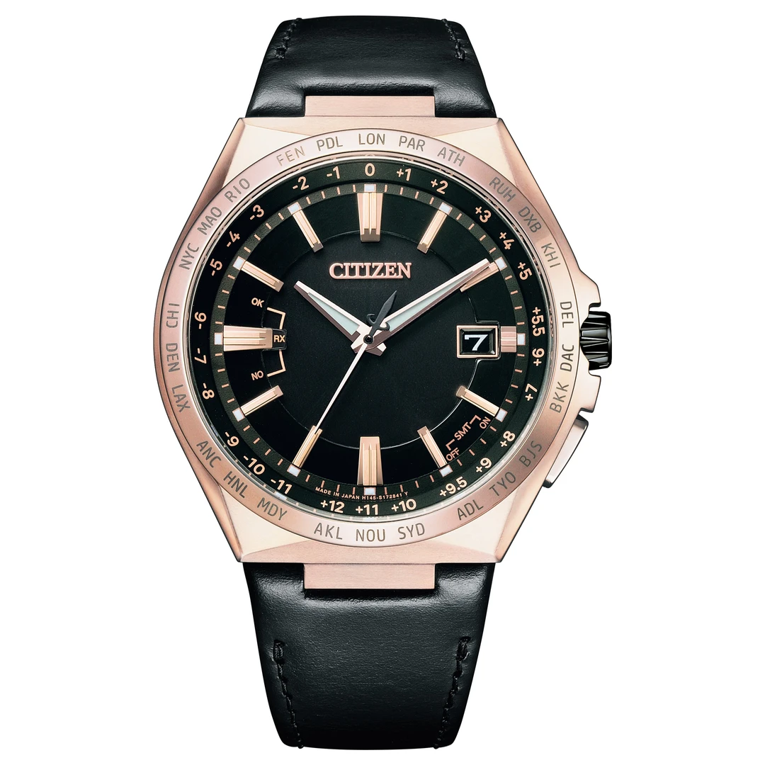 Citizen/西铁城CB0217-04E 限量款 光动能多局电波万年历男士腕表
