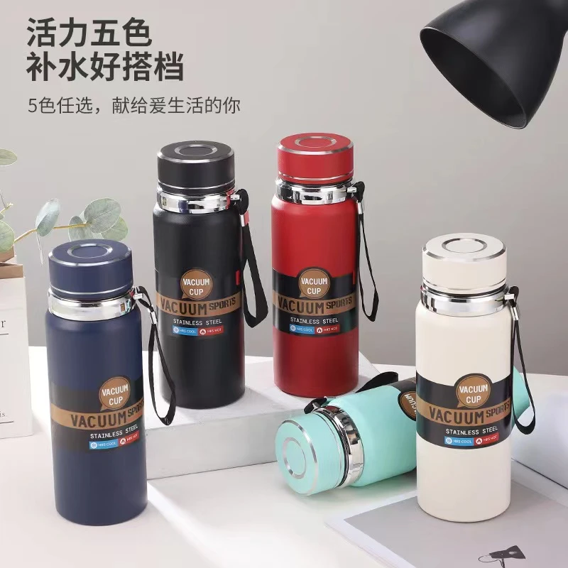 【800ML】316不锈钢真空家用保温杯大容量保温泡茶保温杯水杯便携