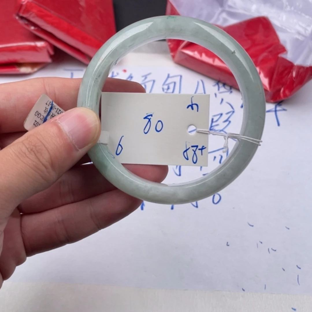 【闪购商品】翡翠手镯未镶嵌小**生6