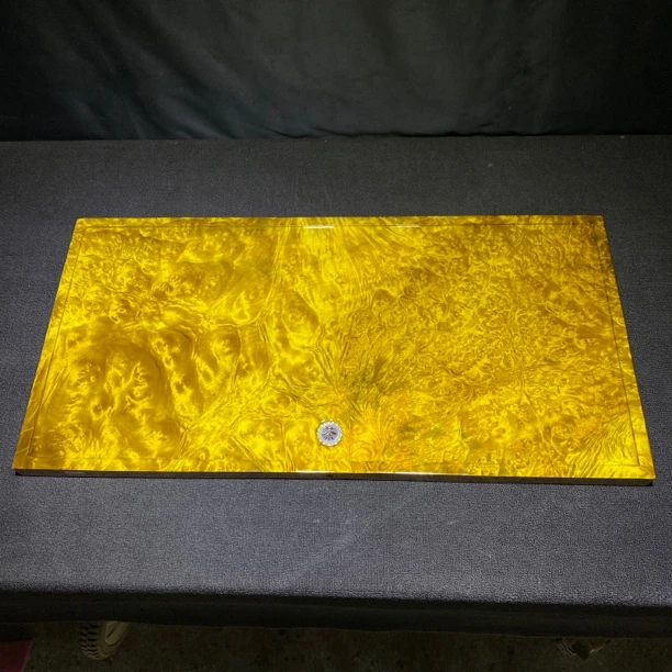 瓷多功能黄金樟实木手工茶盘家用茶具长方形泡台托盘95*48*3.5