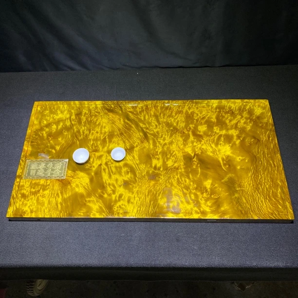 瓷多功能黄金樟实木手工茶盘家用茶具长方形泡台托盘楠木98*50*5