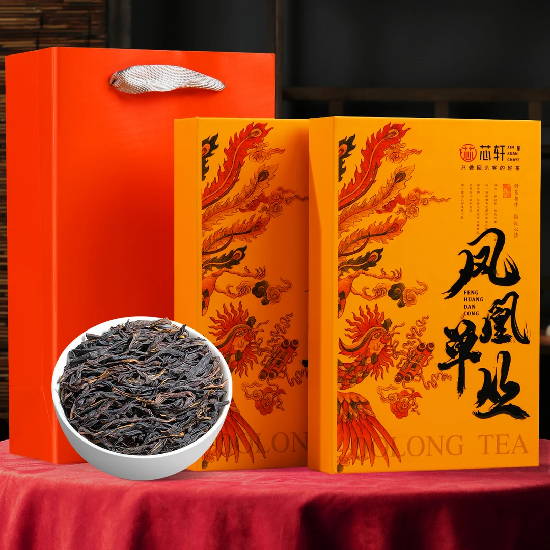 蜜兰香凤凰单丛茶高山老枞春茶浓香型乌龙茶叶单枞茶64g*2盒