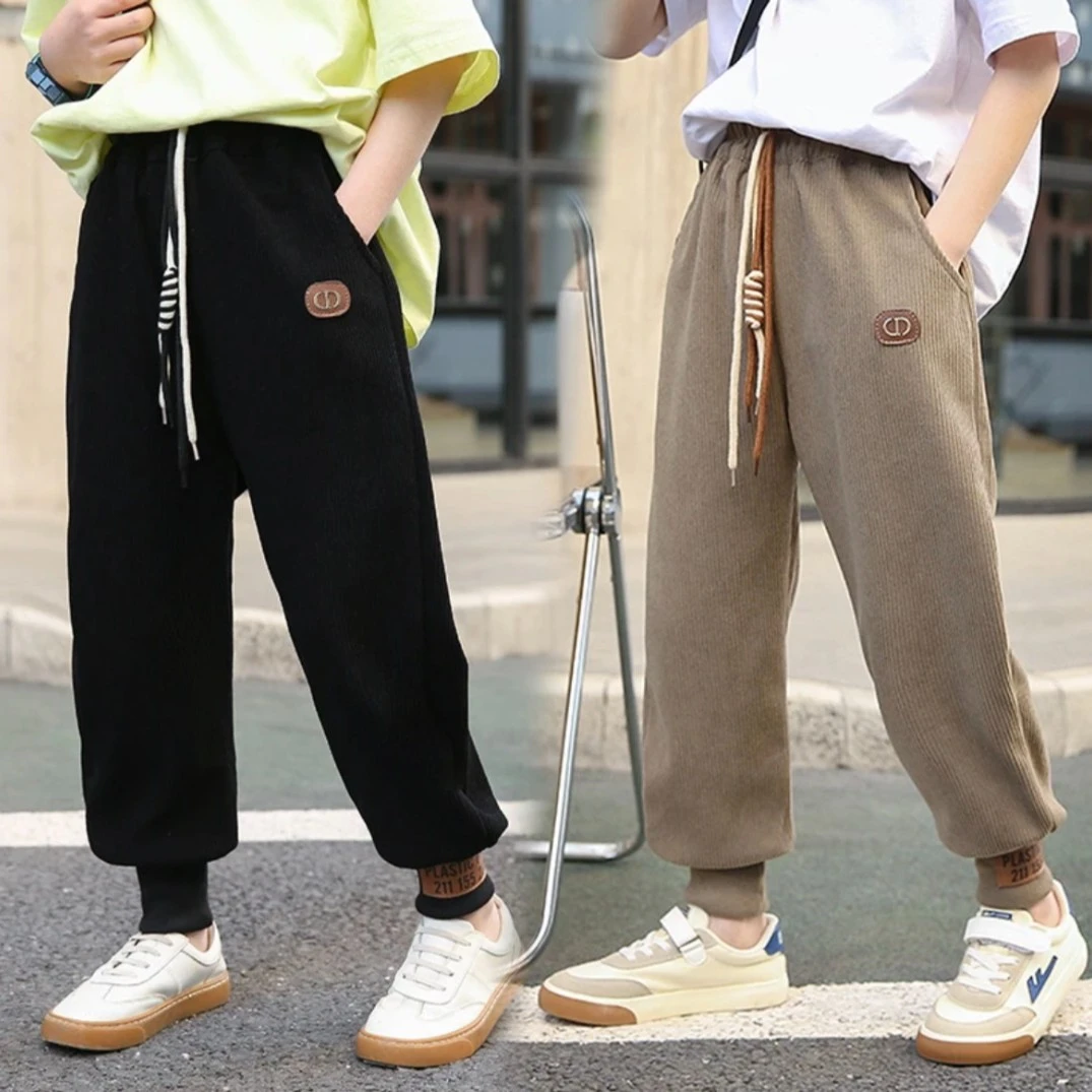 童装男童裤子春装2023新款儿童休闲裤子中大童运动裤外穿童裤潮