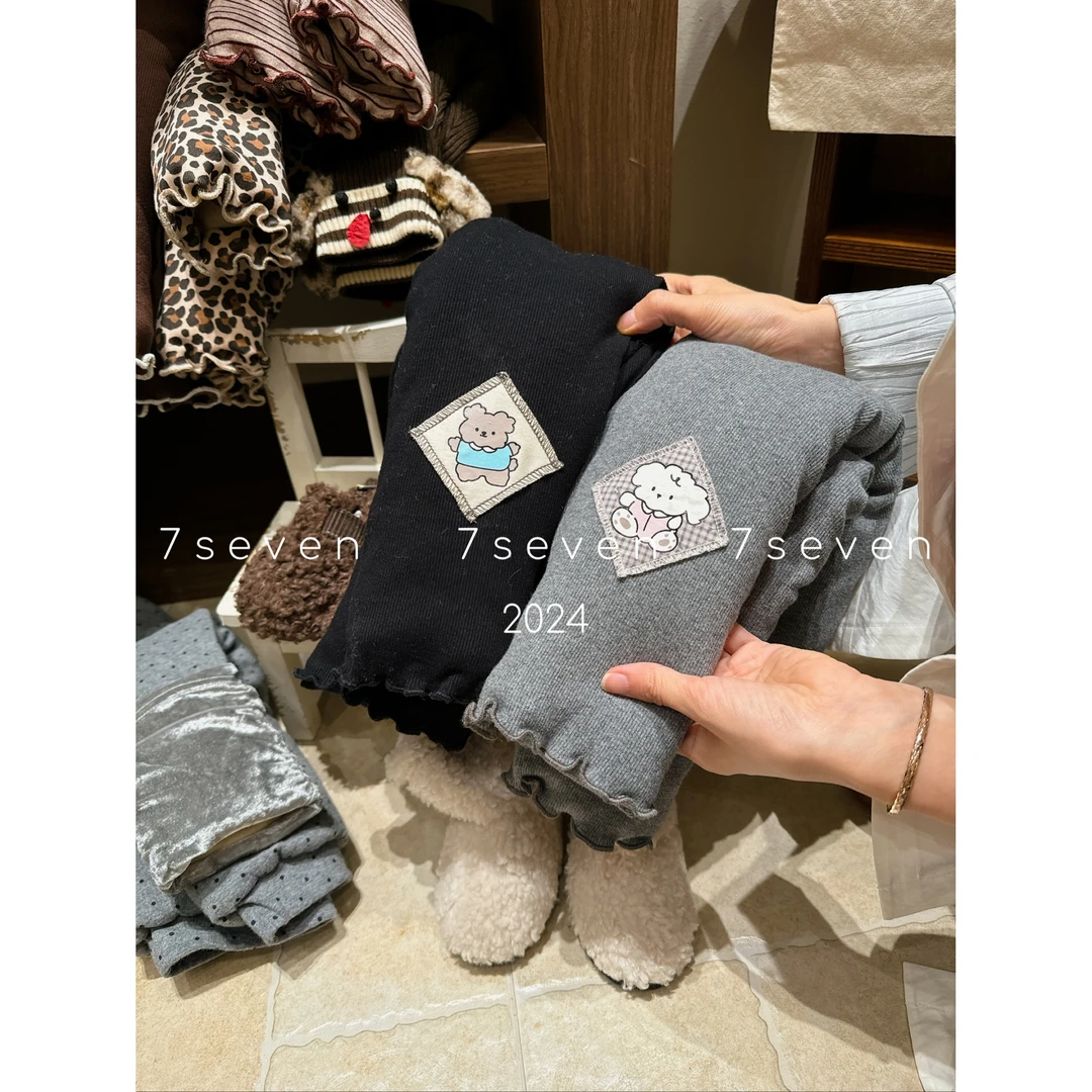 F13~7Seven·冬~卡通动物蚕丝裤7419