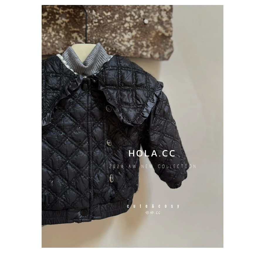 HOLA.CC·冬~亮丝娃娃领棉衣8626