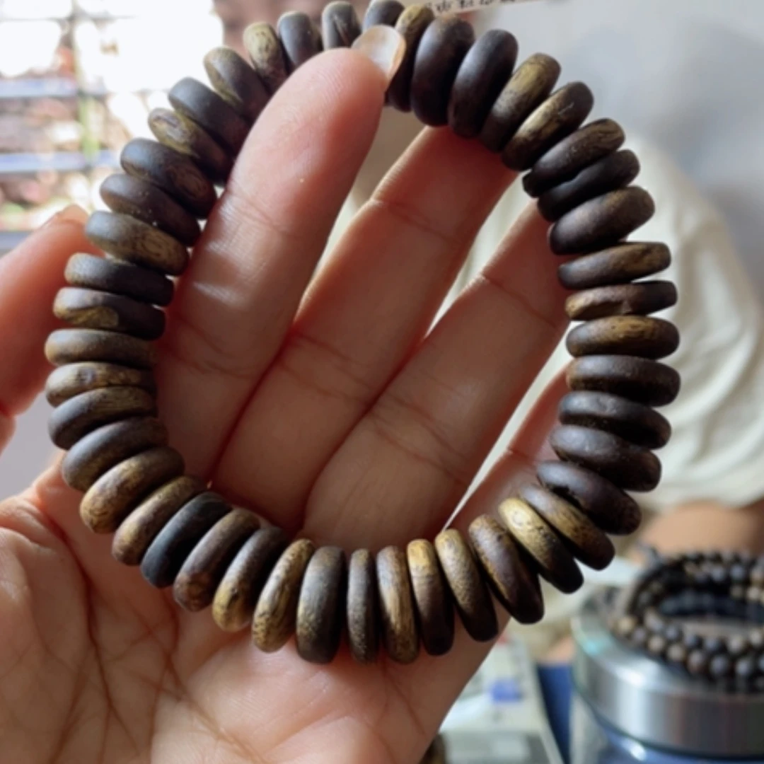 【闪购商品】沉香手串绿棋楠算盘珠1.4/19克多样性发一