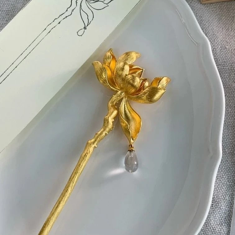 陌上花开新中式后压发簪凤钗大福同款结婚簪子新娘古风情人节礼物