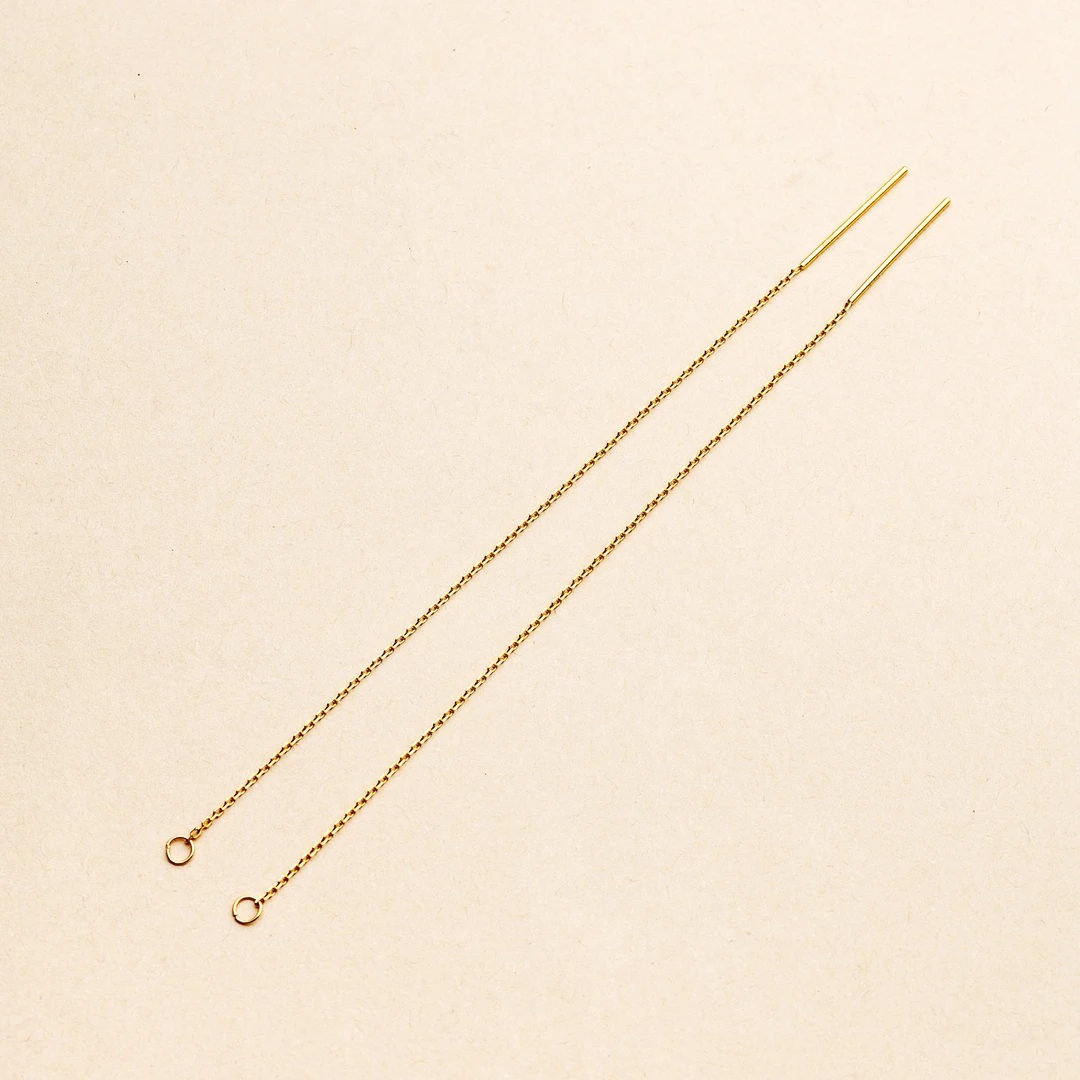 【百搭耳线】厚金版百搭耳线配件8cm-18K金-FF512|BKJ2