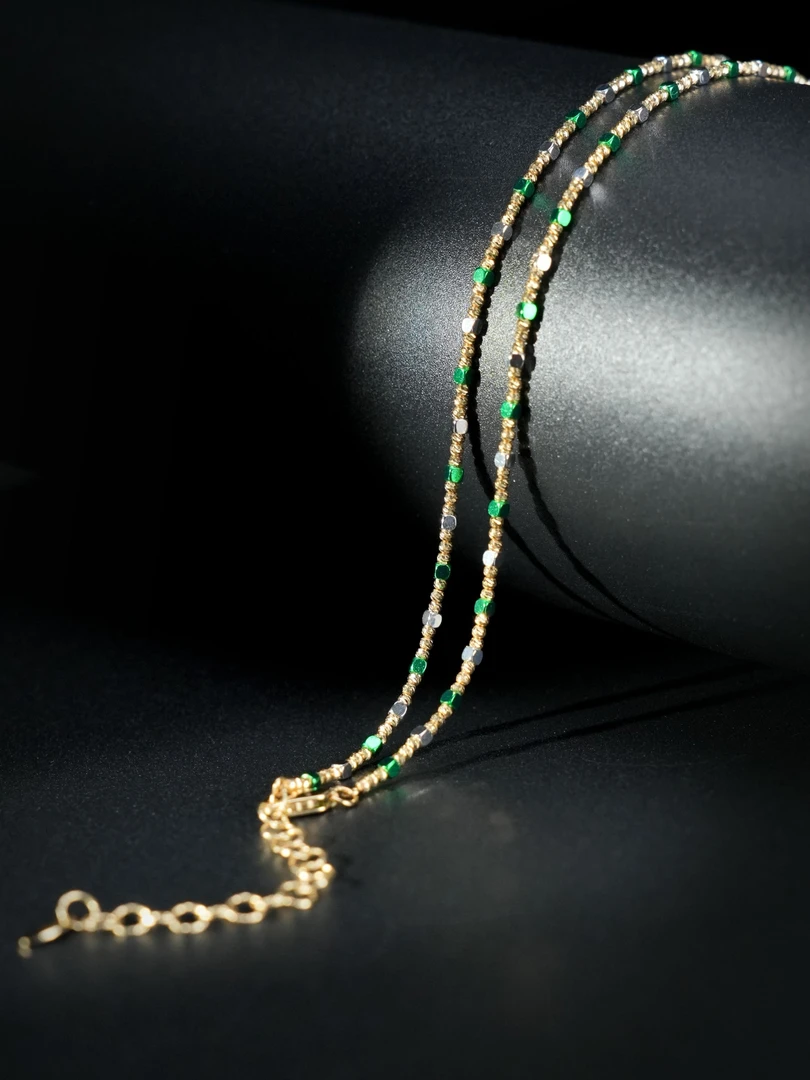 【绿翡】18K金项链45cm-FF1037-JM|BKJ2