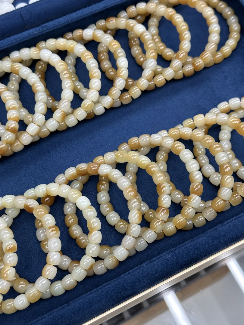 和田玉手串-卡8mm左右-GG1070-多样性发一件-BK|BHT6