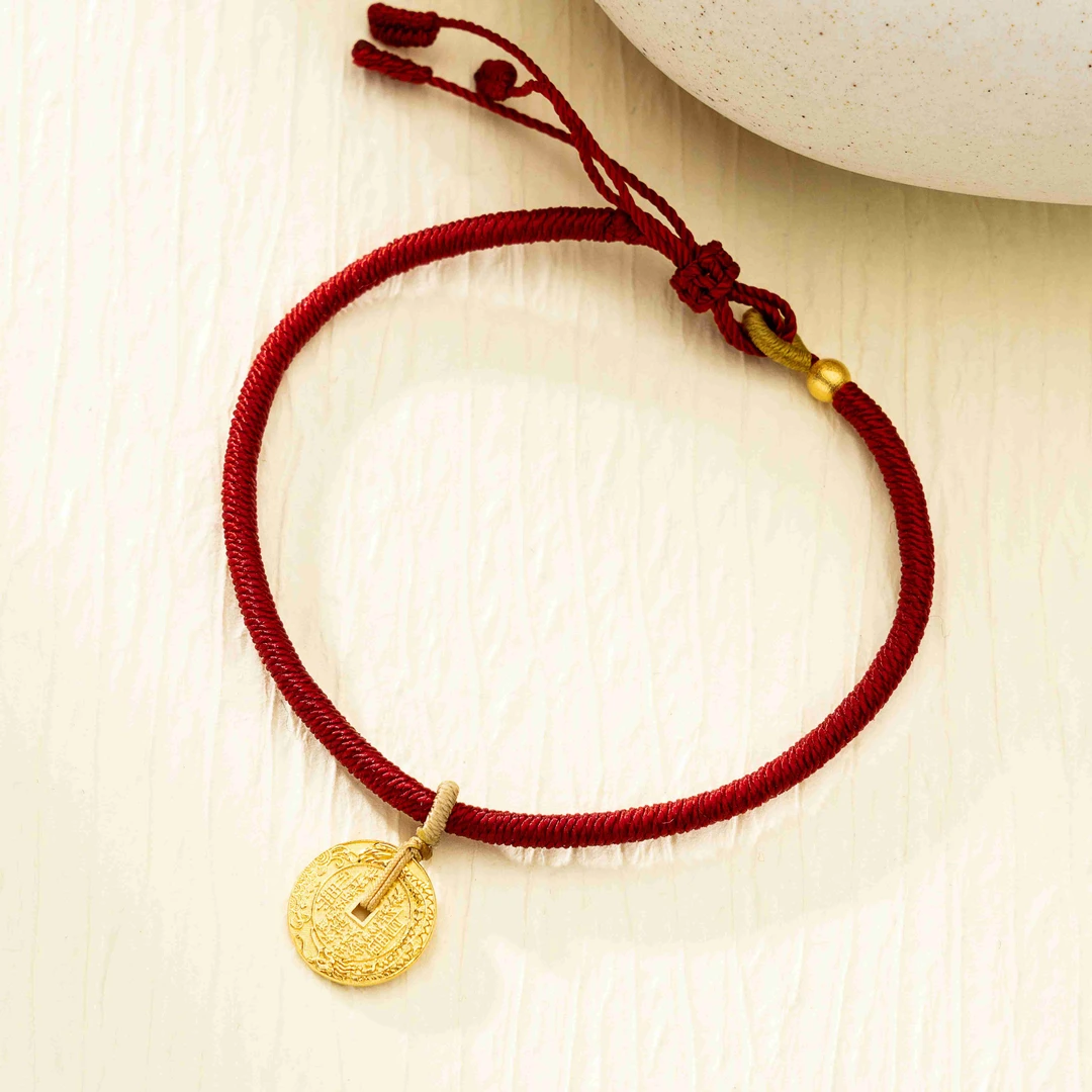 【限定款】山鬼花钱编织手绳-18k金-多样性发货FF598|BKJ3