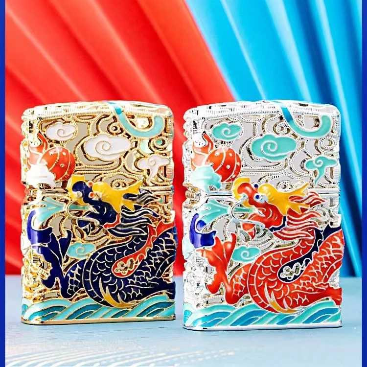 CHIEF/首领首领龙腾四海镂空国潮男士打火机