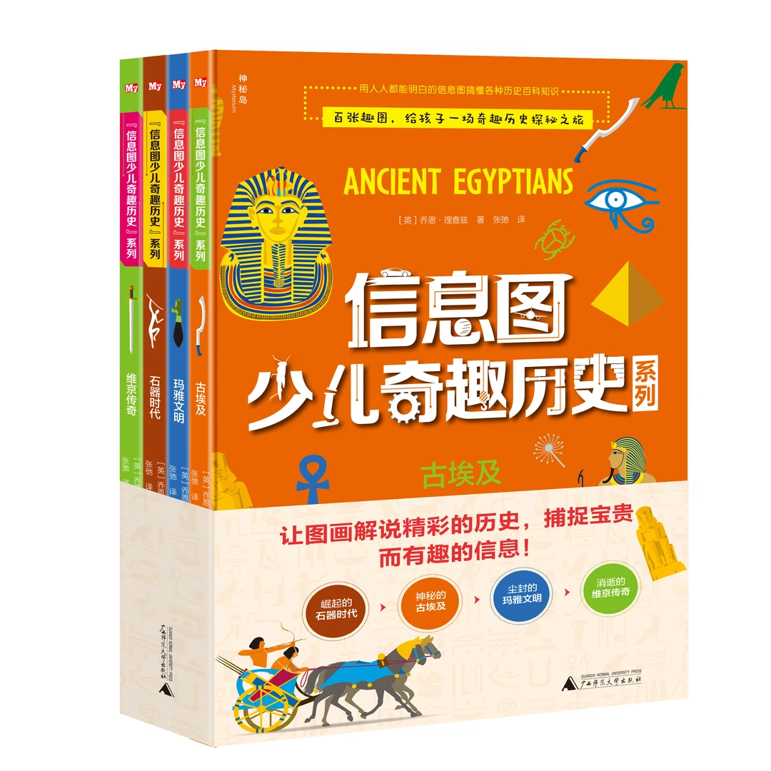 信息图少儿奇趣历史系列（全四册）