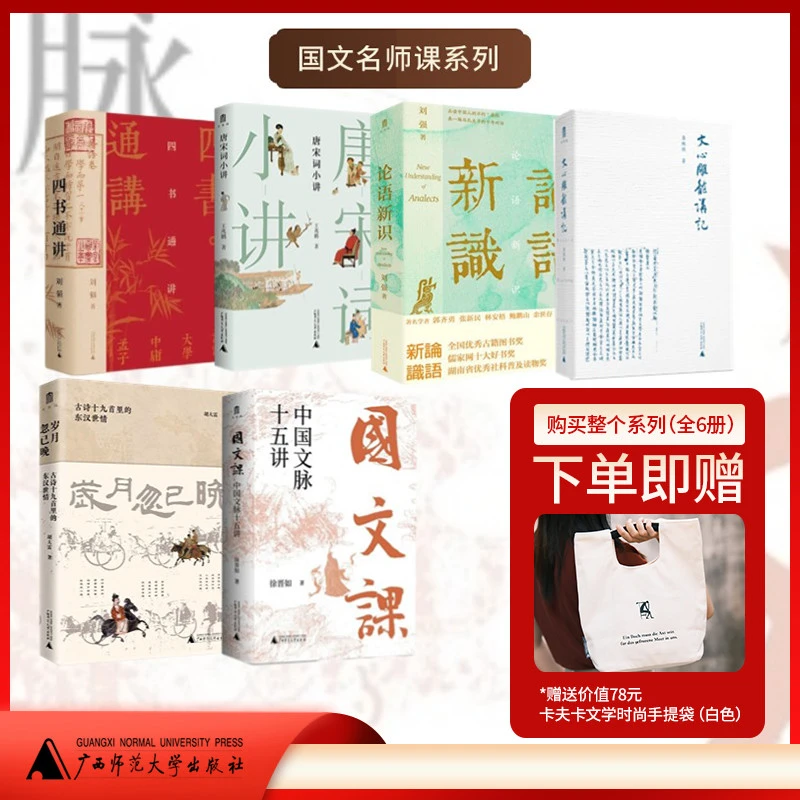 大学问系列 ：国文名师课系列（全6本）