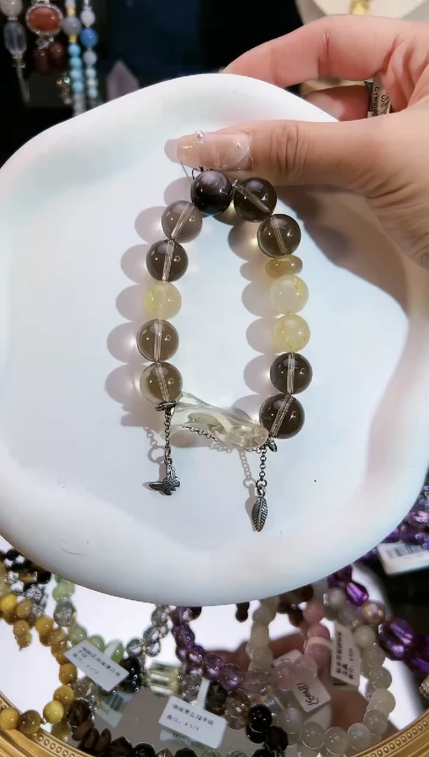 【闪购商品】水晶手链银S925镶嵌23颜色微差多样性发货发其一