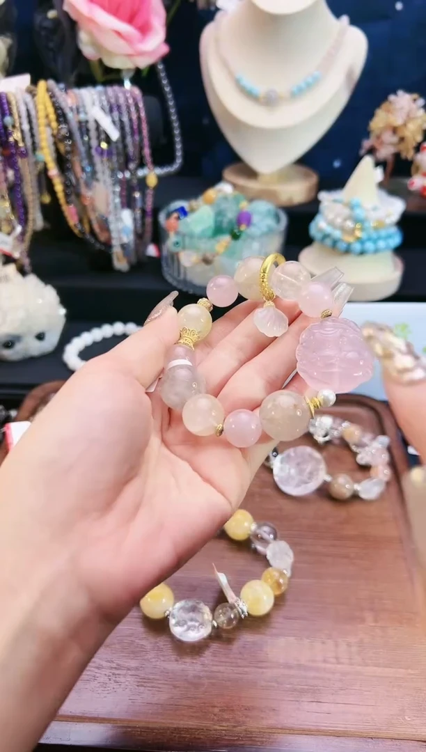 【闪购商品】水晶手链未镶嵌多样性发货发其一颜色微差