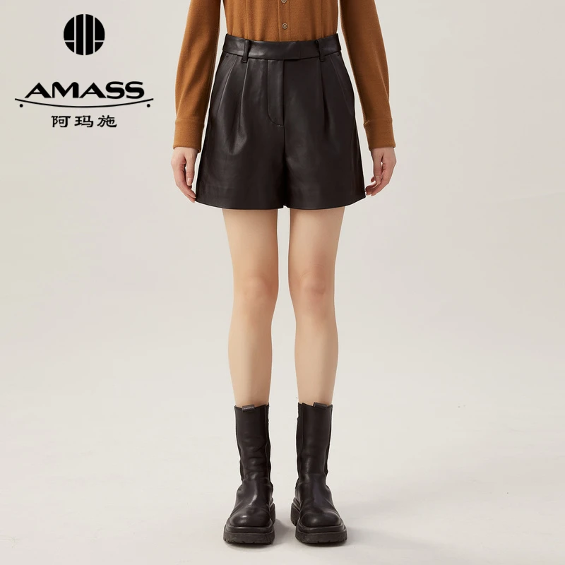 阿玛施/AMASS 新招牌款经典简约百搭款短裤5100511