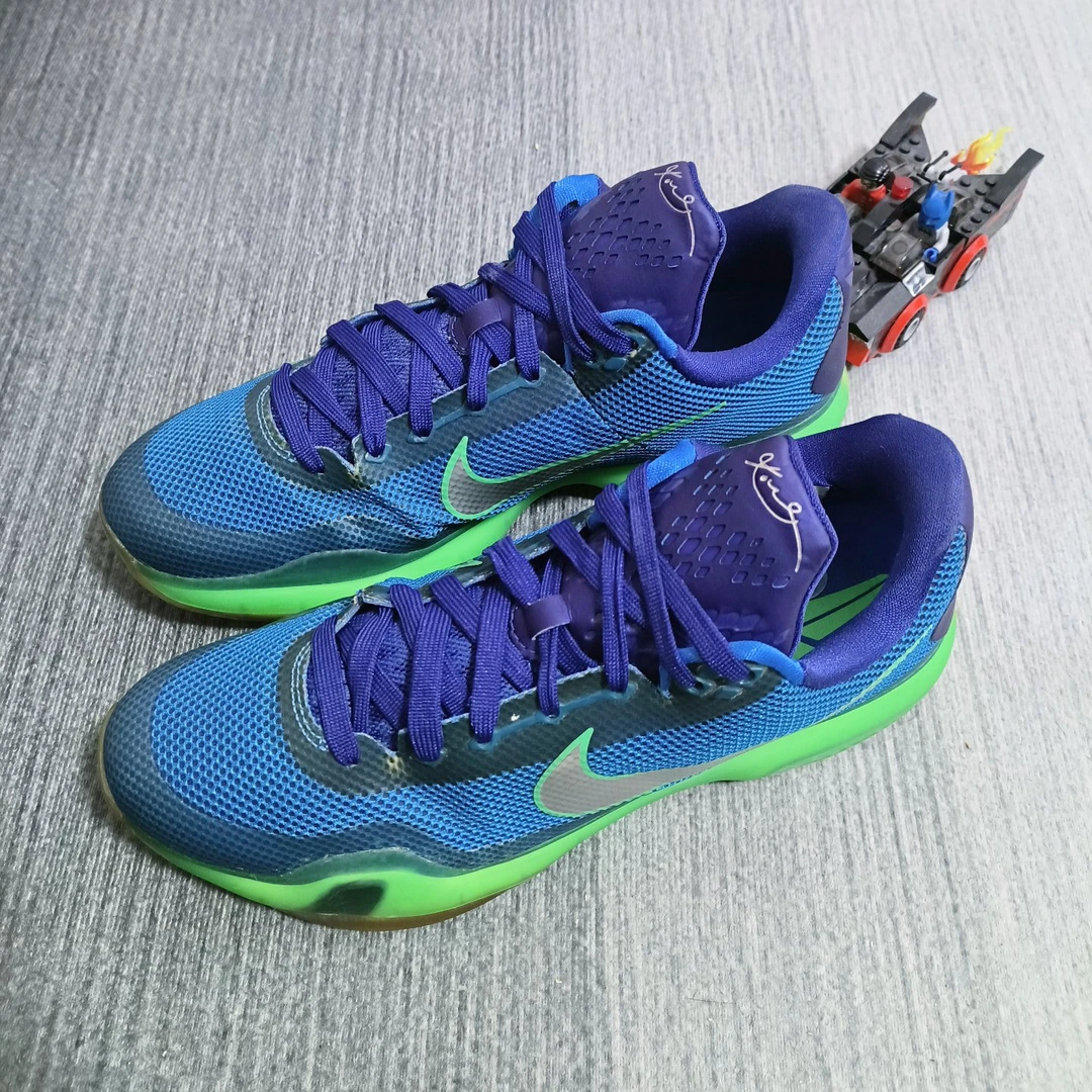 43码/耐克nike zk10 雪碧 蓝绿 篮球鞋/二手无原盒/公价3109