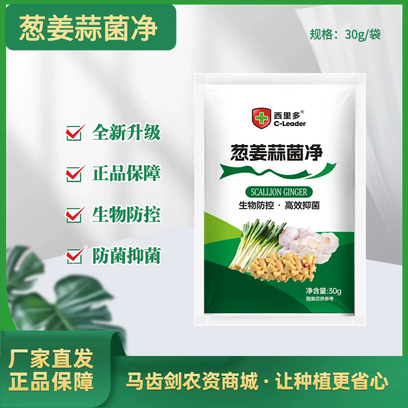 葱姜蒜菌净有机微生物菌肥加大预防菌害黄叶炭疽根腐高效炭疽病害