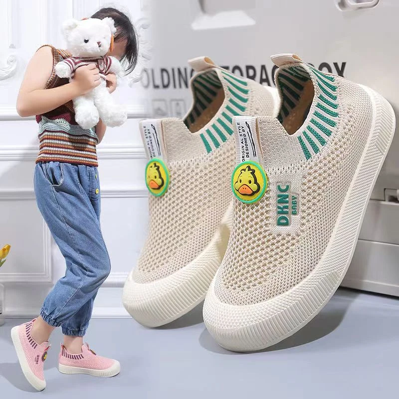 童鞋软底飞织春夏百搭透气防滑