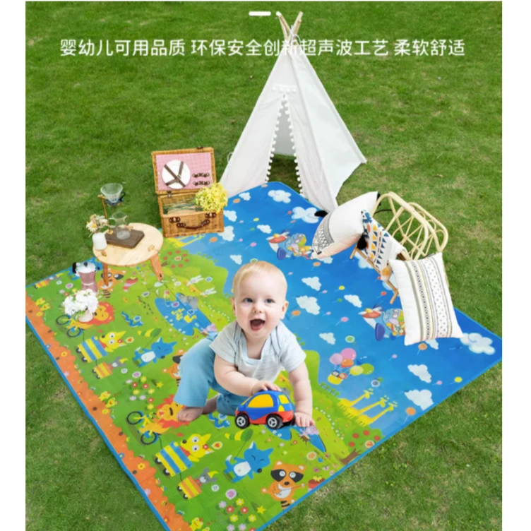 【欢欢优选】72109宝宝爬行垫加厚客厅家用户外野营野餐夏季地垫
