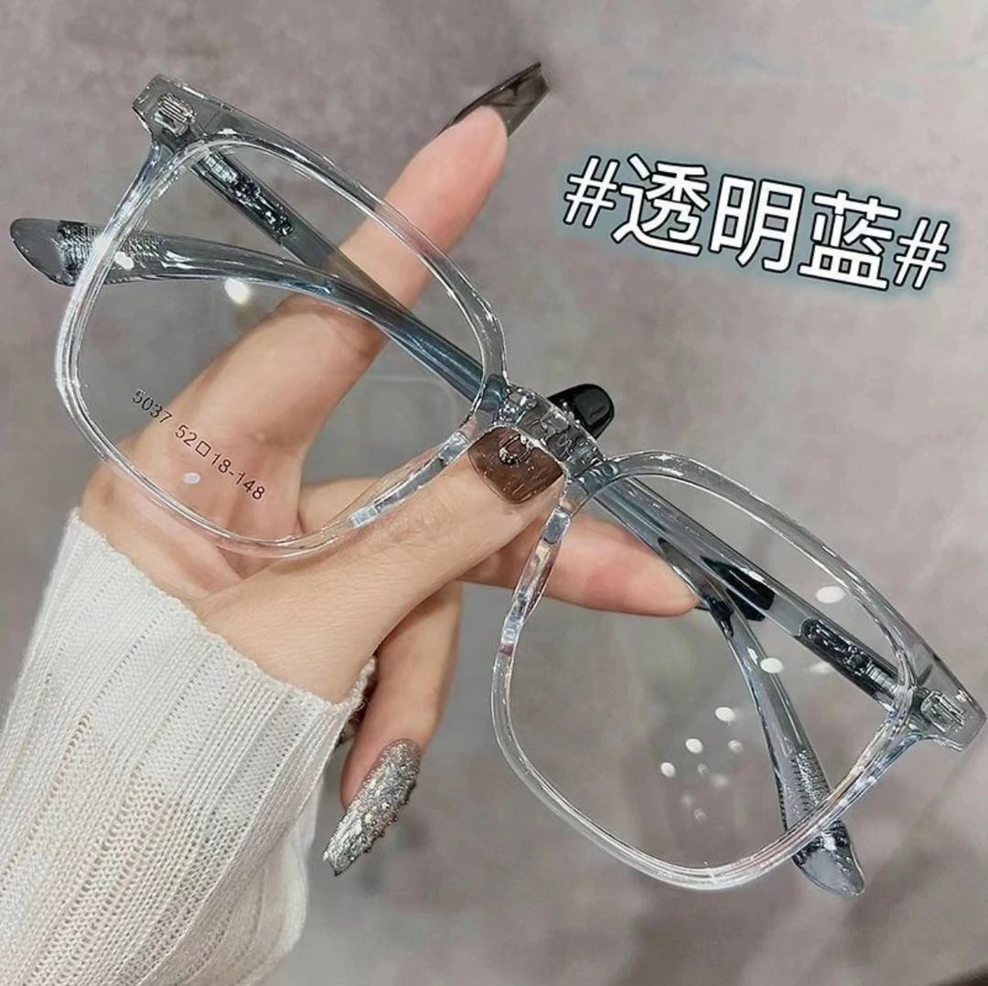 透明眼镜女近视可配度数素颜神器大脸显瘦网红款韩版潮ins平光镜