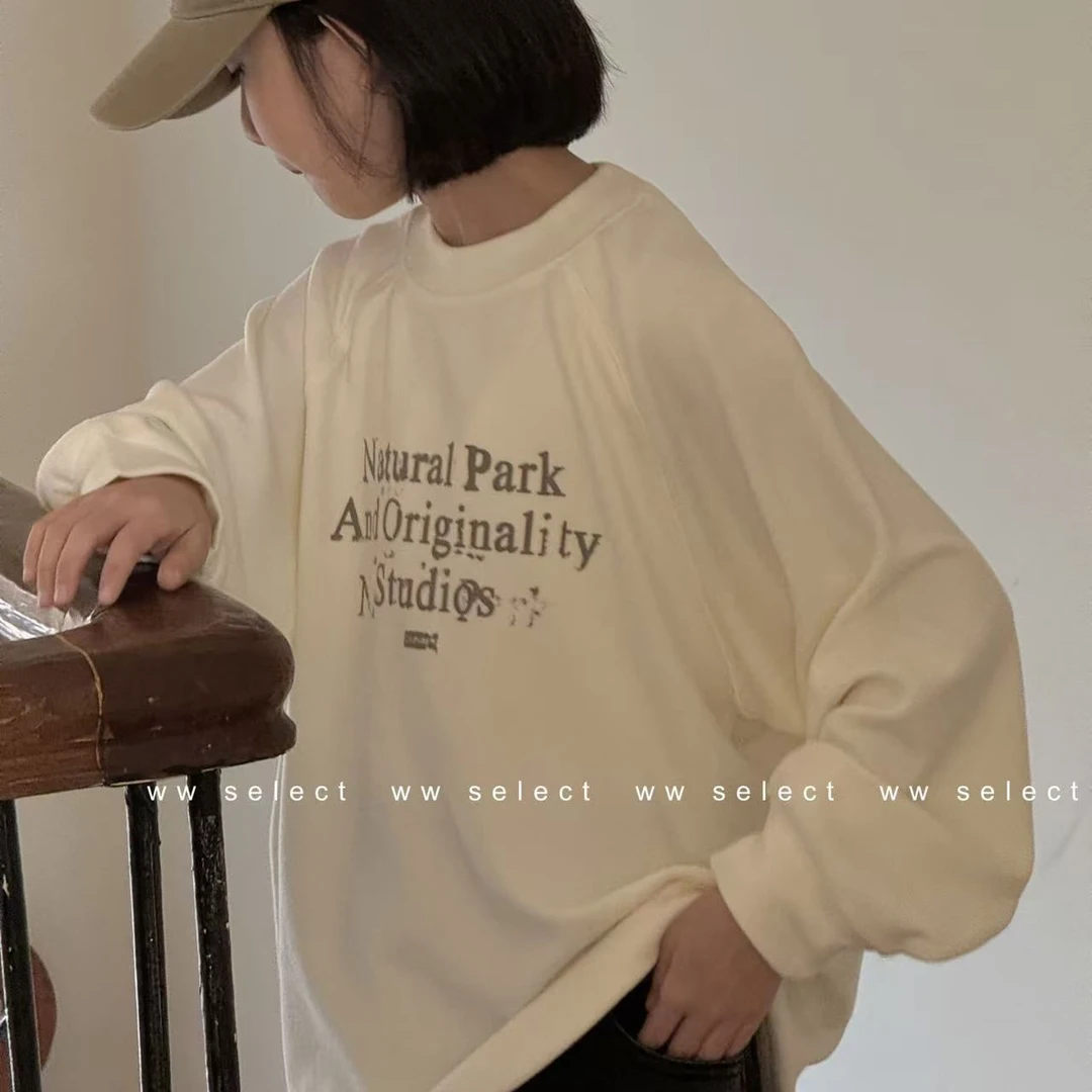 【丝滑字母】亲子加厚T恤C261