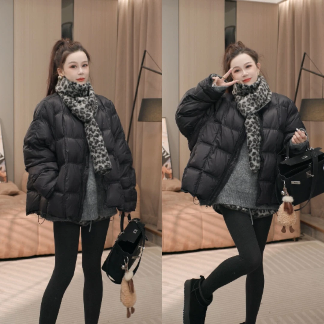 【静静衣橱】冬装上新羽绒服冬季菱格保暖网红女装小个子羽绒服5122