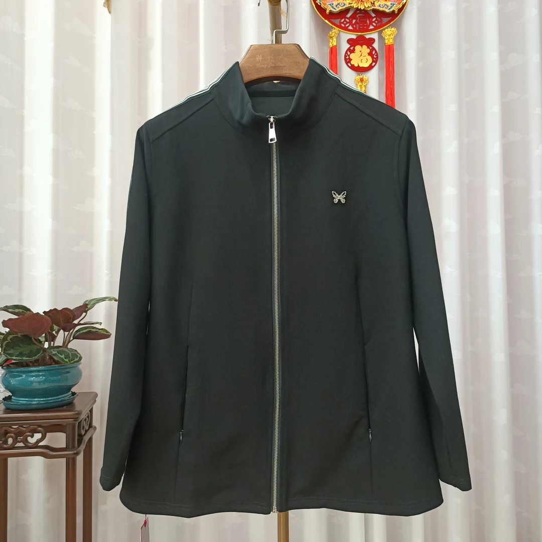 胖人坊大码休闲外套4354  衣长69