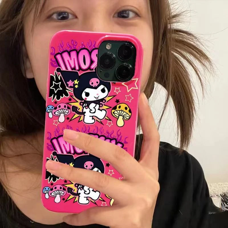 韩国ins可爱插画14适用11苹果13ProMax手机壳iPhone12女8p甜酷xr
