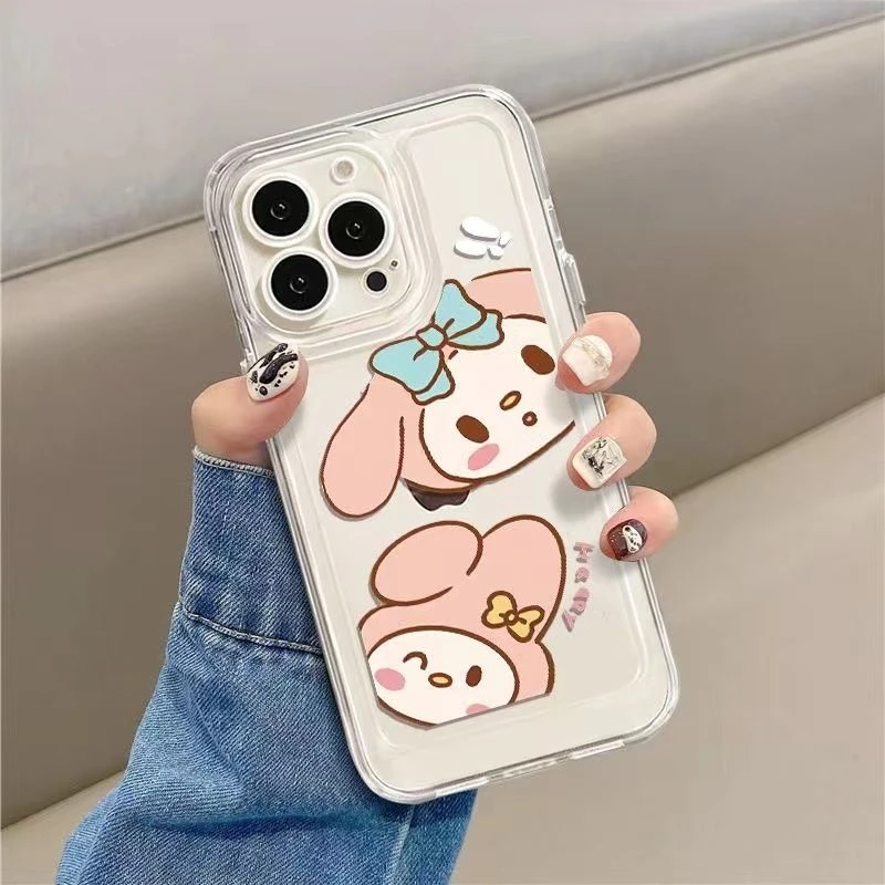 适用苹果14手机壳iPhone13防摔xsmax/x/xs软胶xr卡通12/12pro女7p