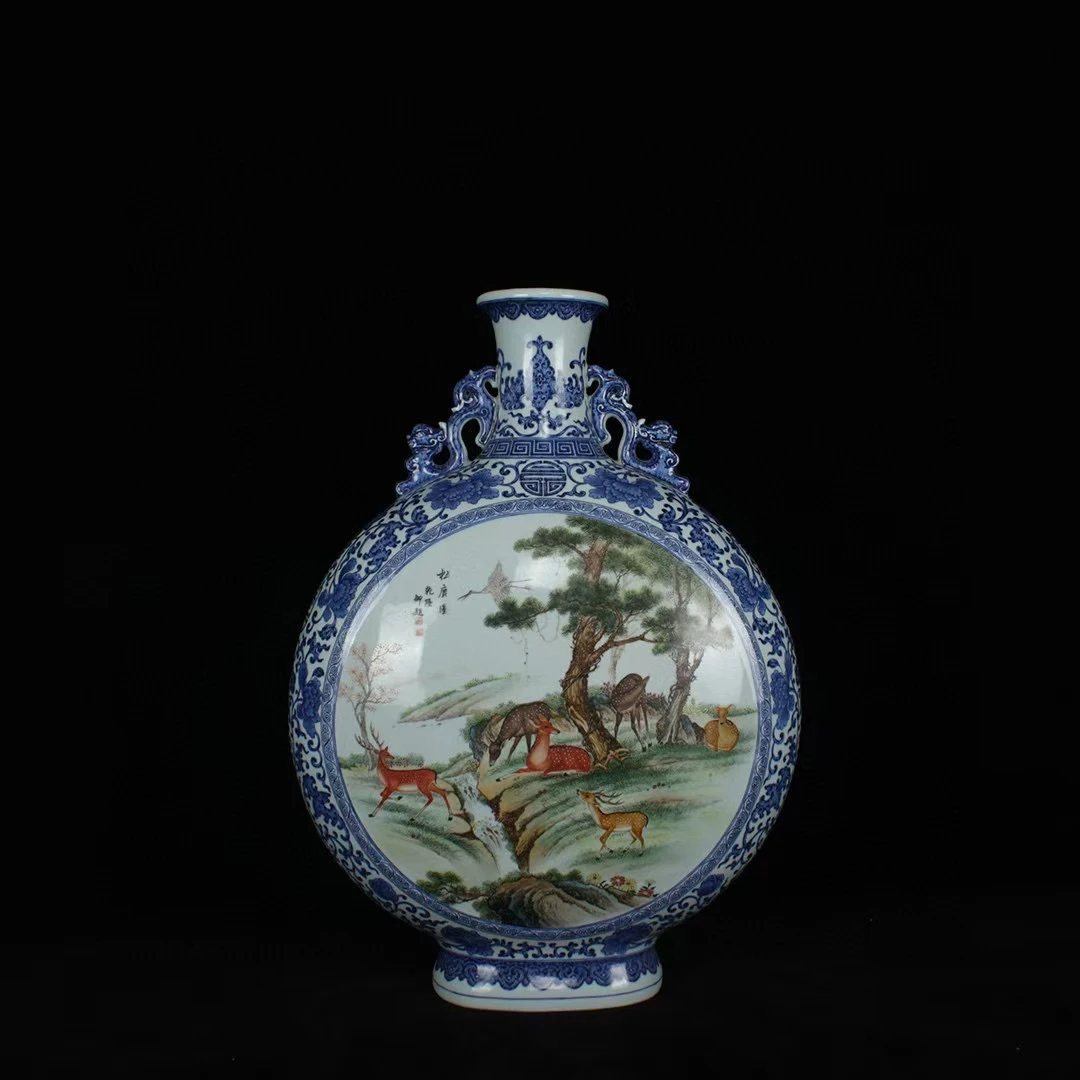 高端精品瓷瓶彩釉