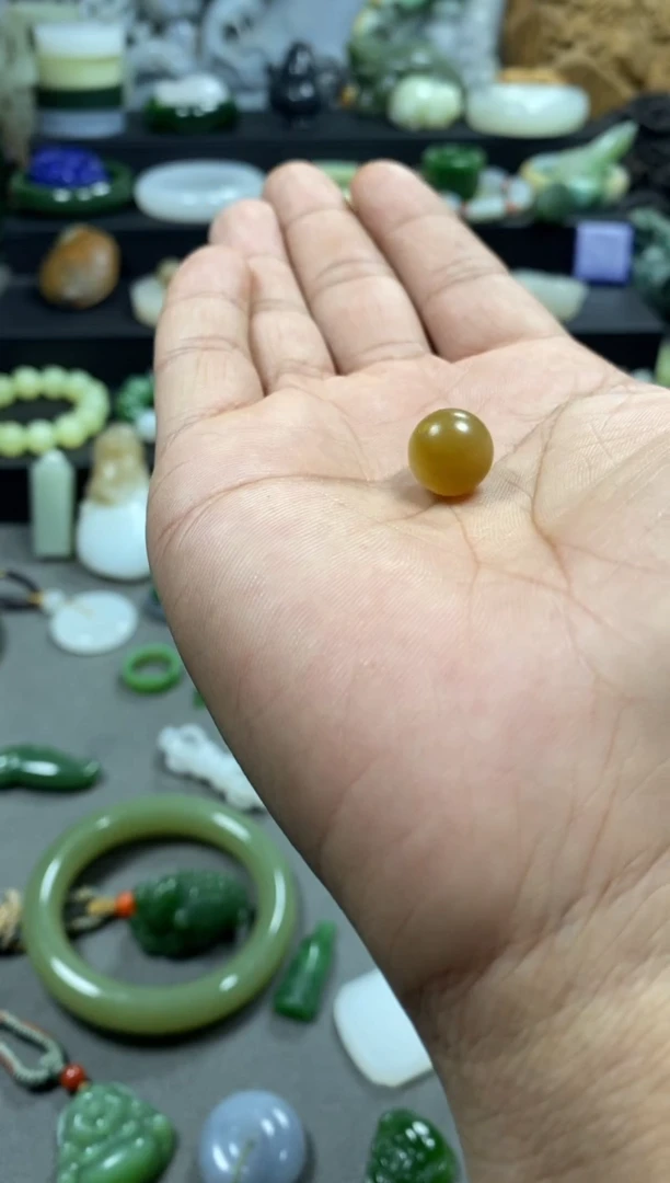 【闪购商品】和田玉单珠未镶嵌卡12