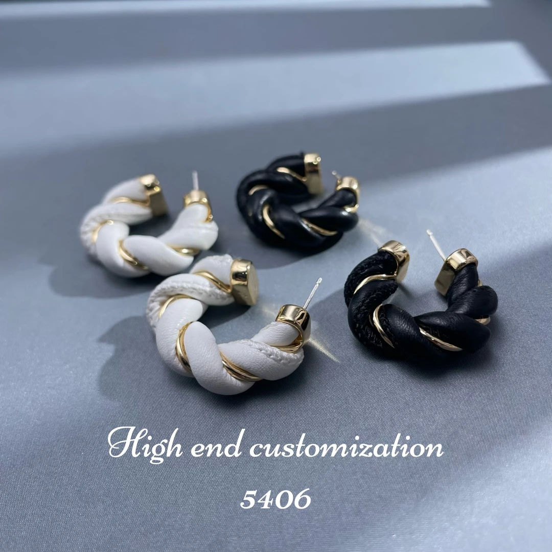 铜合金耳饰 设计师款耳饰~5406