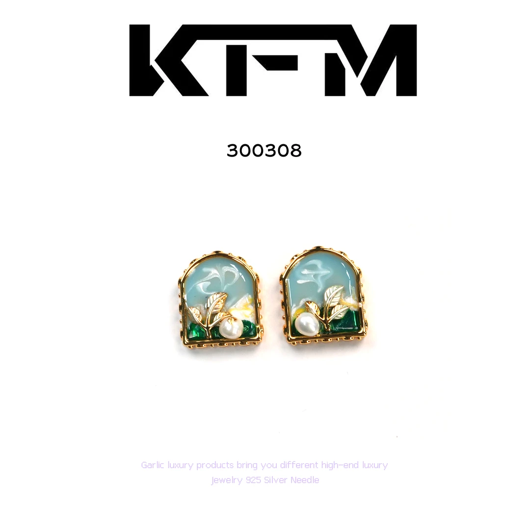 铜合金耳饰 KFM【梦中花园】系列耳饰~300308