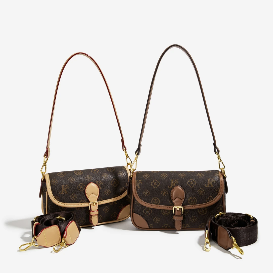 Scarlet Wong高级感斜挎包女单肩包经典复古小众设计通勤小方包