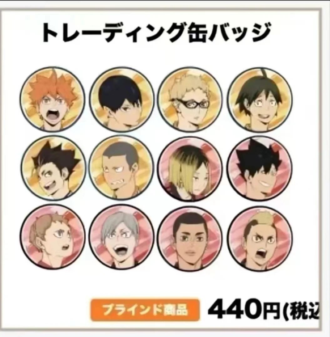 【溜溜潮玩】日谷现货 排球少年—A版吧唧 全十种随机