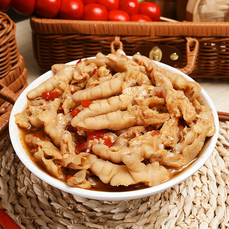 将食记 【会员专属】酸辣无骨鸡爪柠檬酸辣味蒜香麻辣去骨开胃手工