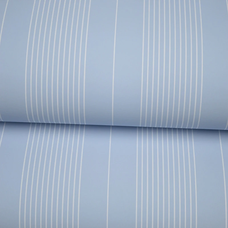 竖条纹简约纯纸卧室客厅环保壁纸美国WQ原装进口现货墙纸多色可选