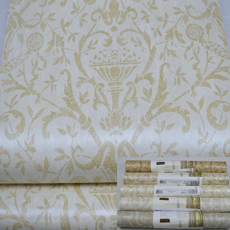 美国进口壁纸美式乡村复古古典简欧高端大气卧室背景墙纸多色可选