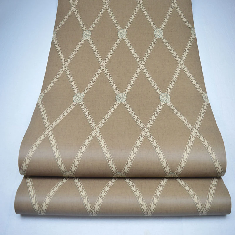 美国进口现货特价环保壁纸美式乡村田园复古做旧几何卧室背景墙纸