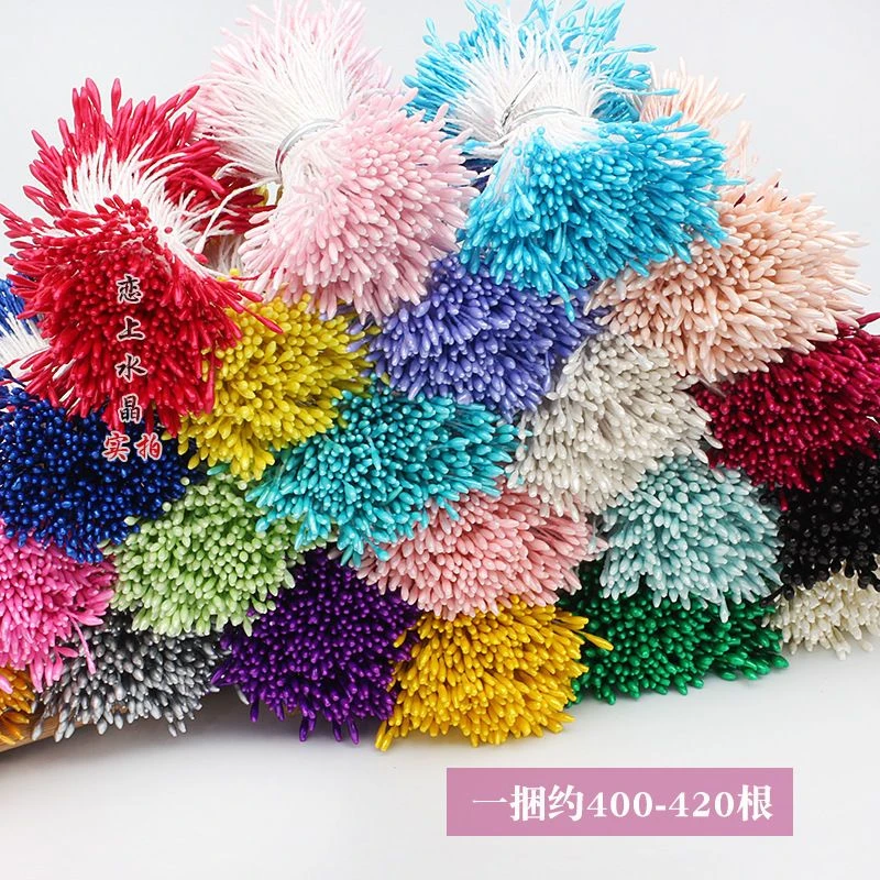 DIY花心古风头饰发簪配件手工珠光花芯牡丹花蕊材料配件大头花芯