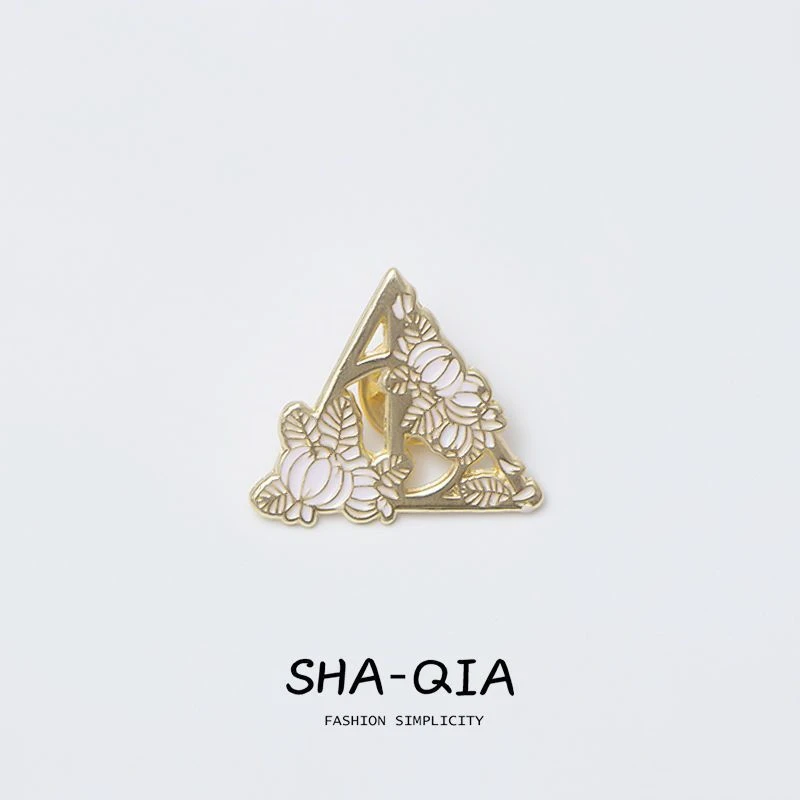 锌合金胸针 哈利波特周边胸针死亡黑暗圣器金属徽章小众衣服配饰